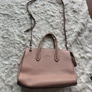 Furla Blush Leather Satchel